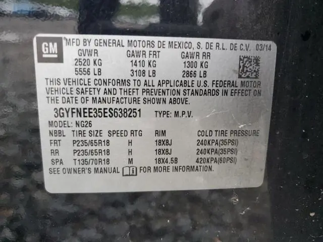 2014 CADILLAC SRX LUXURY COLLECTION  