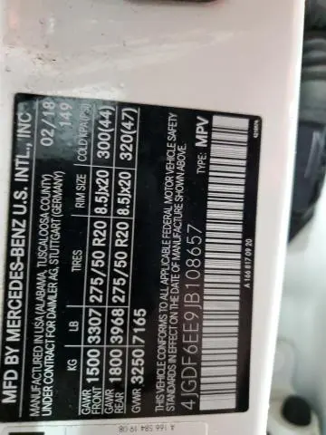 2018 MERCEDES-BENZ GLS 450 4MATIC  