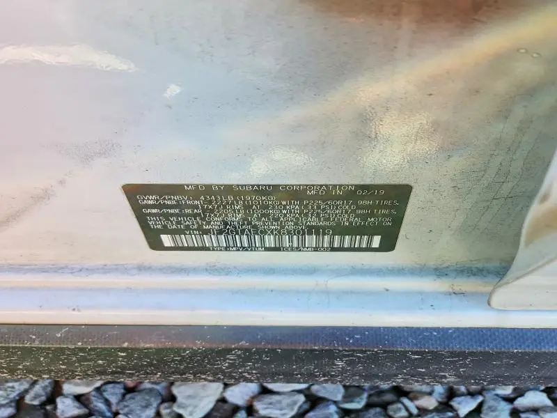 2019 SUBARU CROSSTREK PREMIUM  