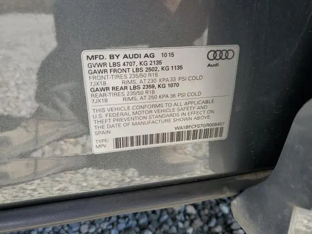 2016 AUDI Q3 PREMIUM PLUS  