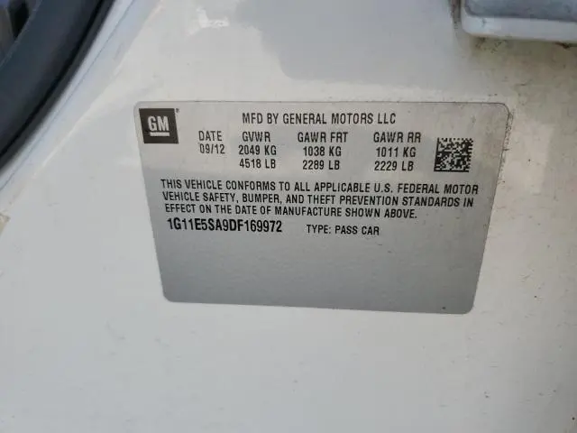2013 CHEVROLET MALIBU 2LT  