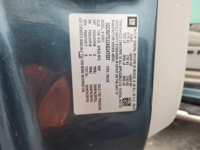 2010 CHEVROLET SILVERADO K1500 LTZ  