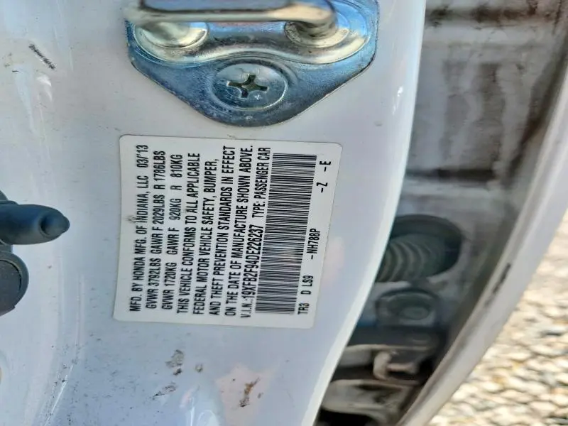2013 HONDA CIVIC EXL  