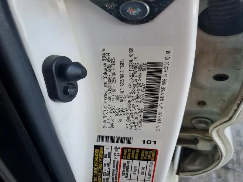 2014 TOYOTA TACOMA DOUBLE CAB PRERUNNER  