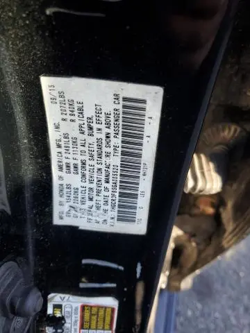 2016 HONDA ACCORD TOURING  