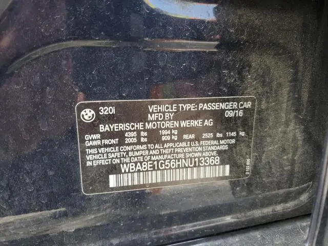 2017 BMW 320 I  