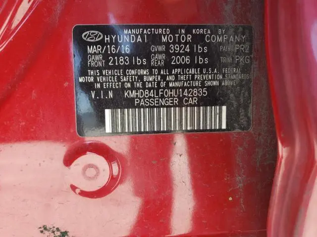 2017 HYUNDAI ELANTRA SE  