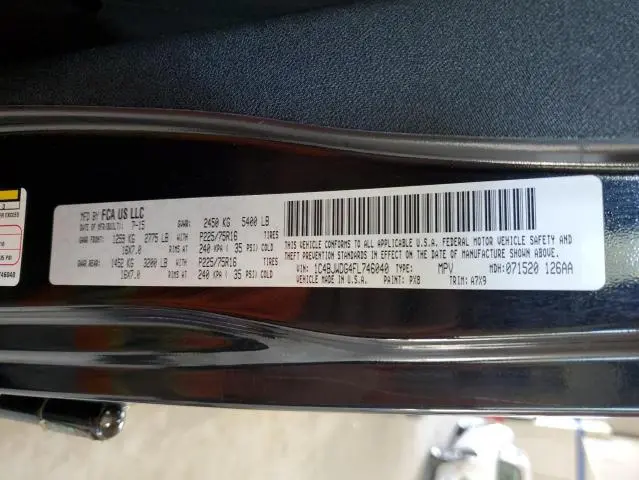 2015 JEEP WRANGLER UNLIMITED SPORT  