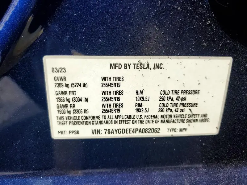2023 TESLA MODEL Y   