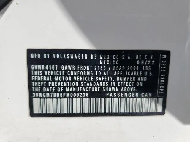 2023 VOLKSWAGEN JETTA SEL  