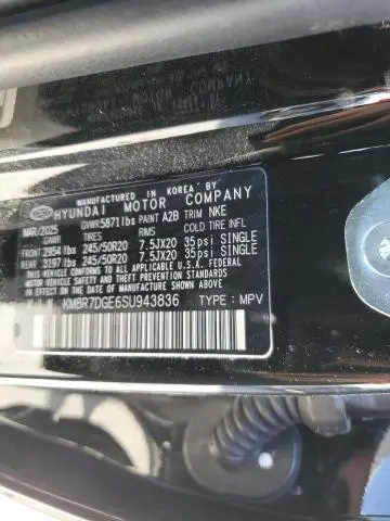 2025 HYUNDAI PALISADE CALLIGRAPHY  