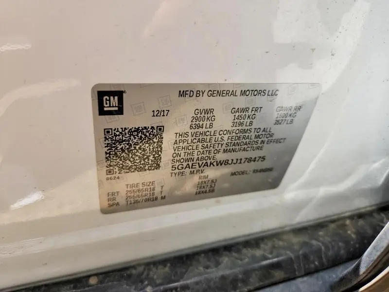 2018 BUICK ENCLAVE ESSENCE  