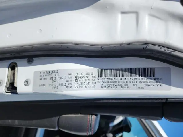 2015 JEEP CHEROKEE TRAILHAWK  