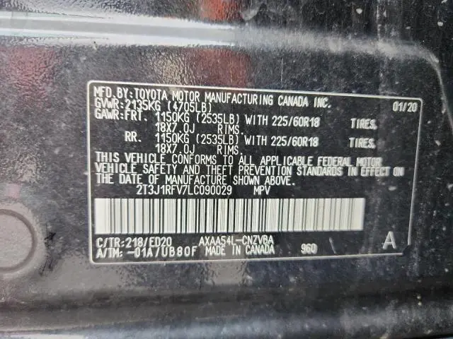 2020 TOYOTA RAV4 ADVENTURE  