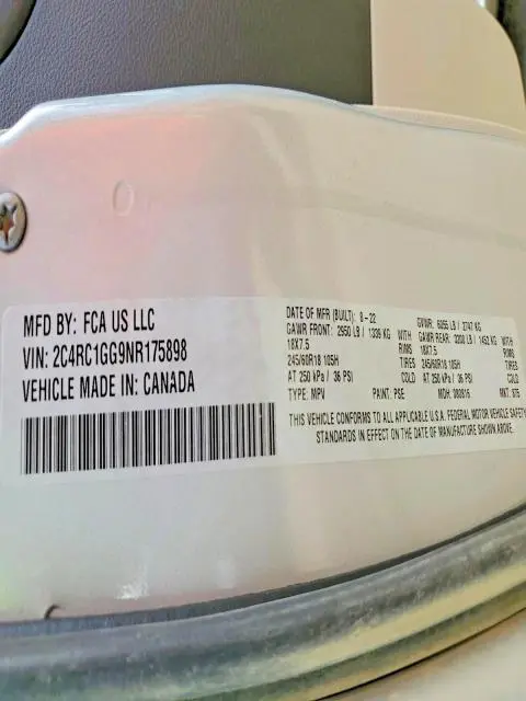 2022 CHRYSLER PACIFICA LIMITED  