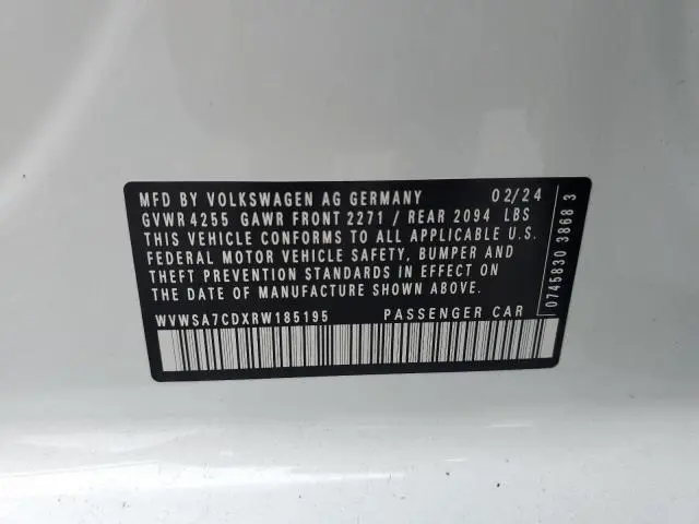 2024 VOLKSWAGEN GTI SE  