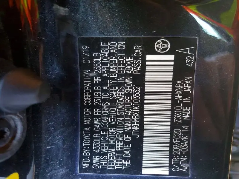 2019 TOYOTA C-HR XLE  