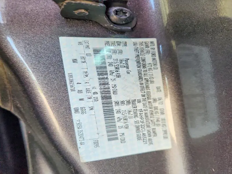 2012 FORD FOCUS SE  