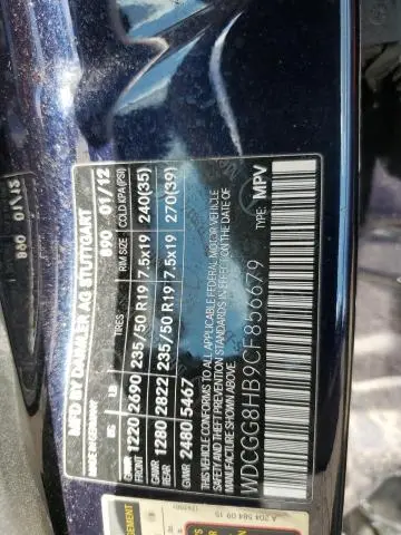 2012 MERCEDES-BENZ GLK 350 4MATIC  