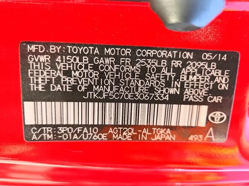 2014 SCION TC BASE  