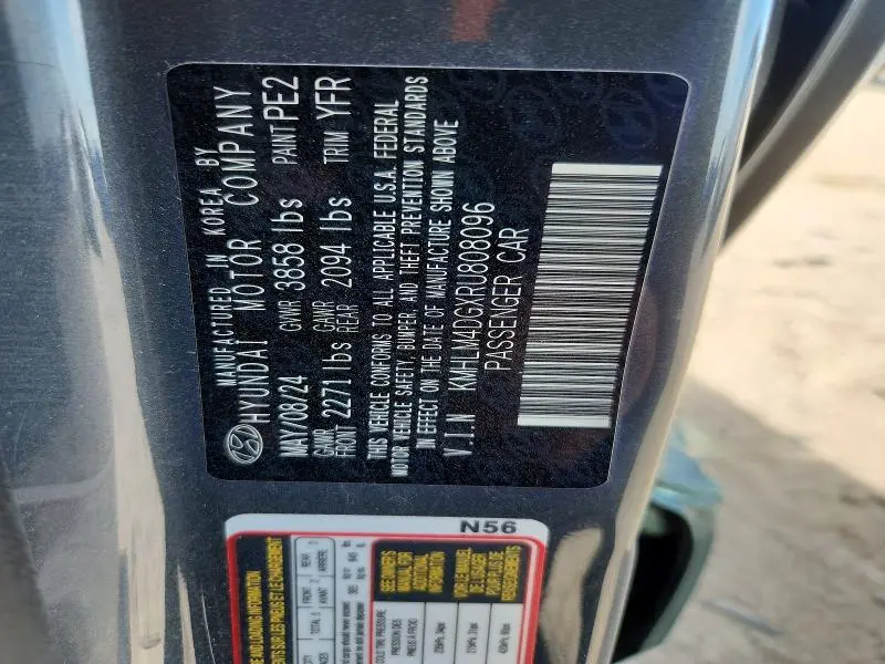 2024 HYUNDAI ELANTRA SEL  