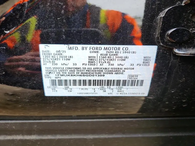 2025 FORD EXPLORER ST-LINE  