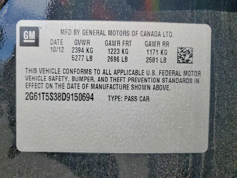 2013 CADILLAC XTS PREMIUM COLLECTION  