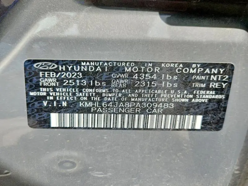 2023 HYUNDAI SONATA SEL  