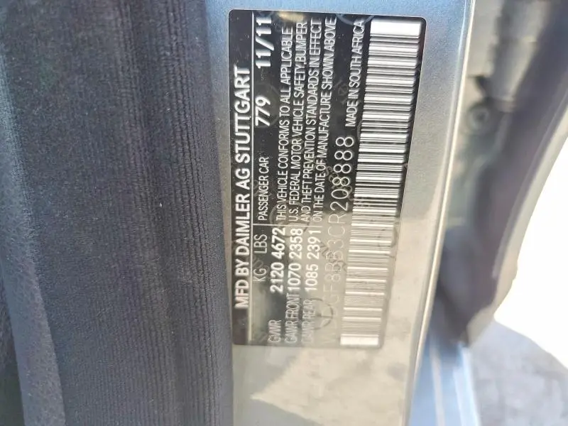 2012 MERCEDES-BENZ C 300 4MATIC  
