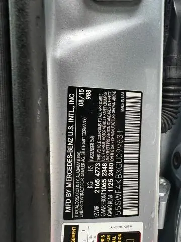 2016 MERCEDES-BENZ C 300 4MATIC  