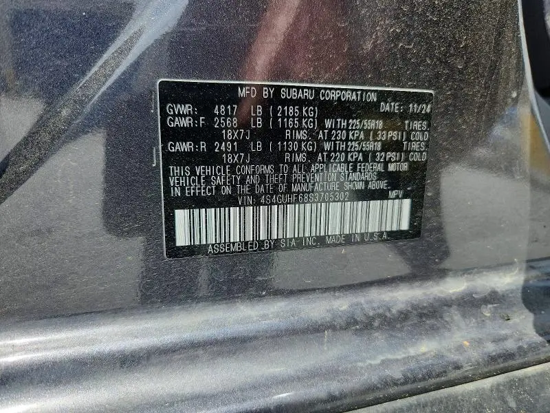 2025 SUBARU CROSSTREK SPORT  