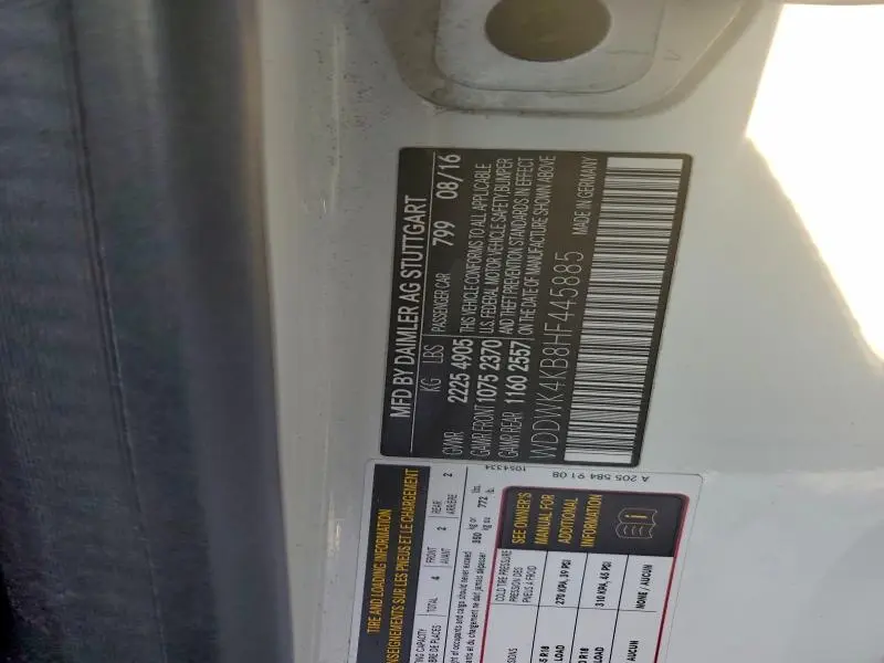 2017 MERCEDES-BENZ C 300 4MATIC  