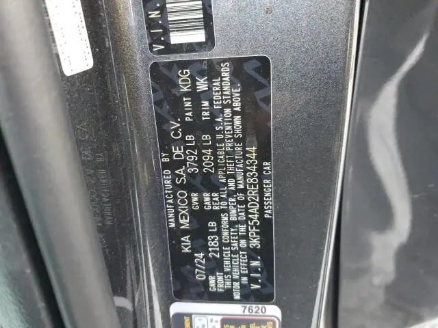 2024 KIA FORTE GT LINE  