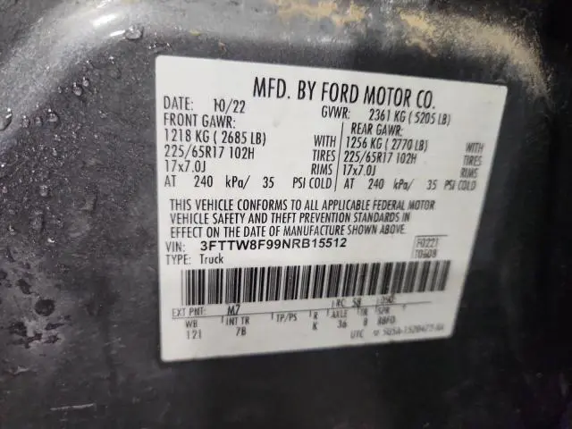 2022 FORD MAVERICK XL  