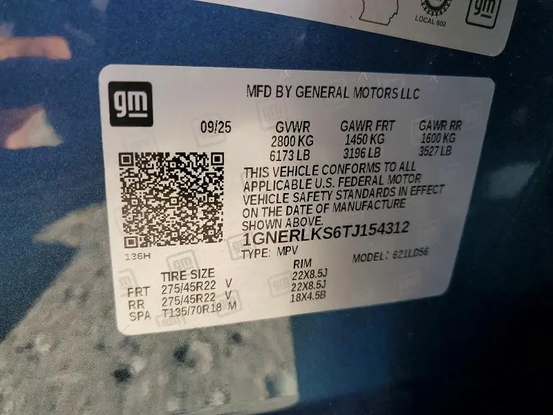 2026 CHEVROLET TRAVERSE RS  