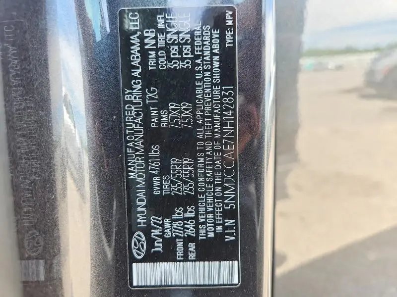 2022 HYUNDAI TUCSON SEL  