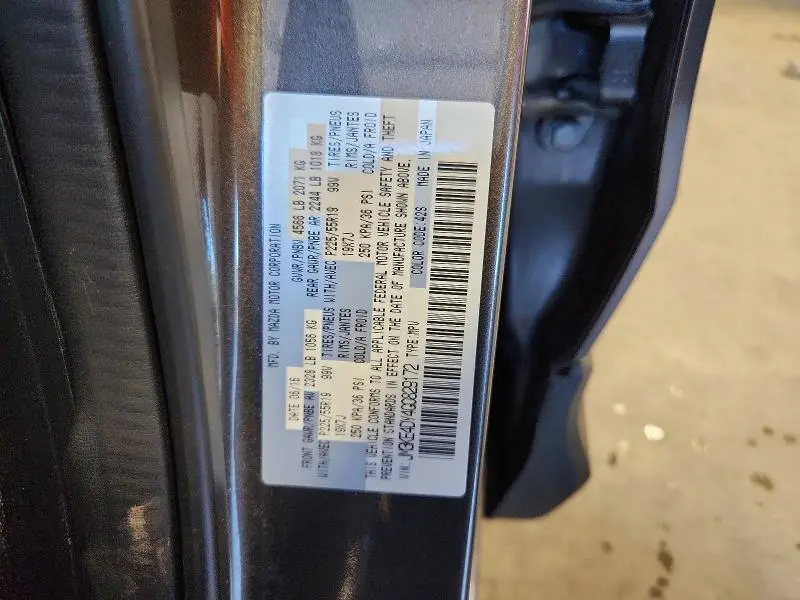 2016 MAZDA CX-5 GT  