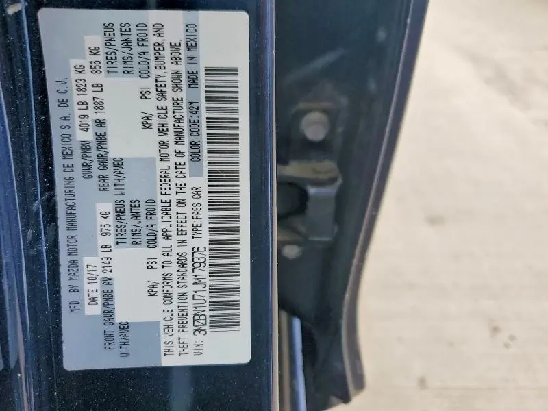 2018 MAZDA 3 SPORT  