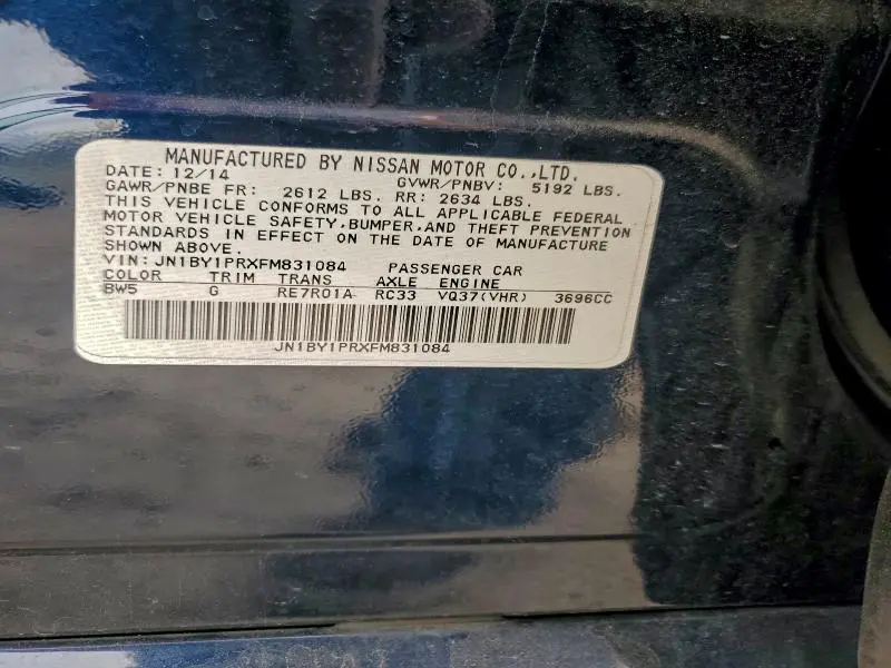 2015 INFINITI Q70L 3.7  