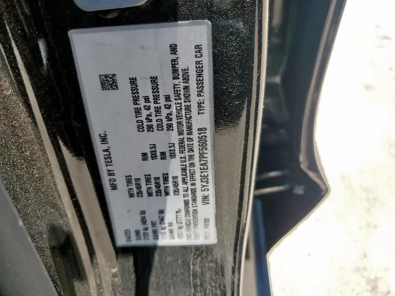 2023 TESLA MODEL 3   
