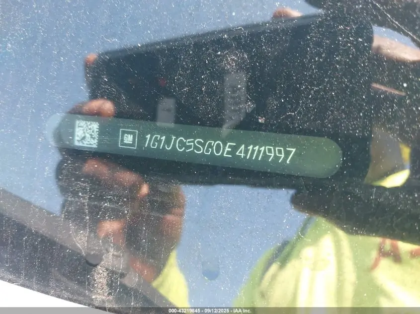 2014 CHEVROLET SONIC LT AUTO