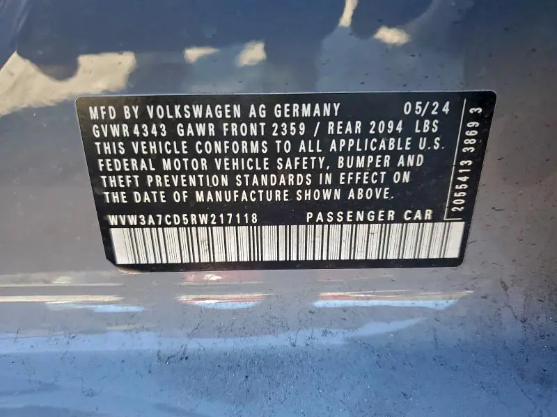 2024 VOLKSWAGEN GTI SE  