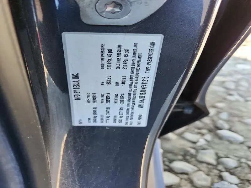 2019 TESLA MODEL 3   