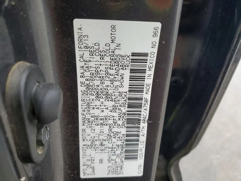2014 TOYOTA TACOMA V6  