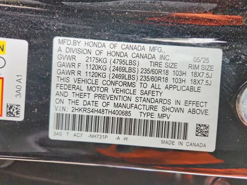 2026 HONDA CR-V EX  