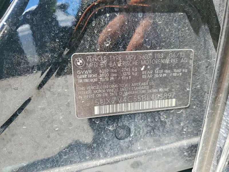 2011 BMW X5 XDRIVE35I  