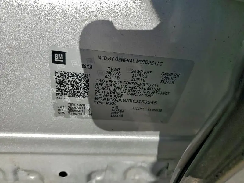 2019 BUICK ENCLAVE ESSENCE  