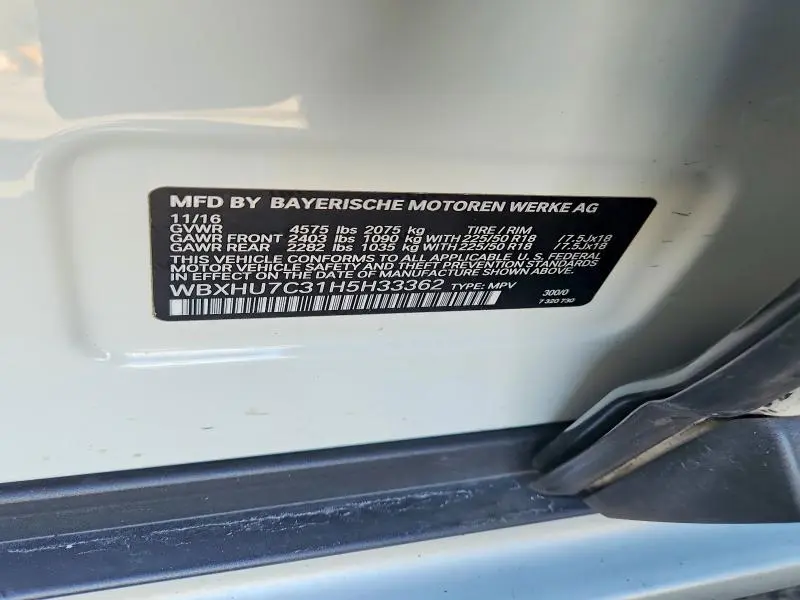 2017 BMW X1 SDRIVE28I  