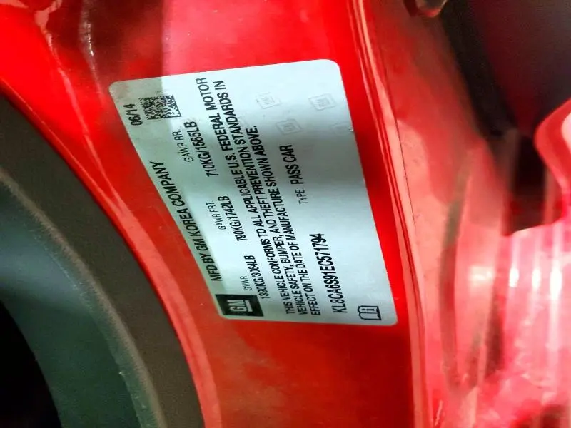 2014 CHEVROLET SPARK LS  