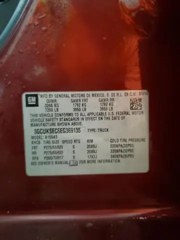 2014 CHEVROLET SILVERADO K1500 LTZ  